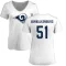 Women's Zach VanValkenburg Name & Number Slim Fit T-Shirt - White