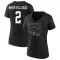 Women's Zach Whitecloud 2023 Western Conference Champions Goal Tender V-Neck T-Shirt - Black