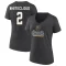 Women's Zach Whitecloud Heather 2023 Western Conference Champions V-Neck T-Shirt - Charcoal