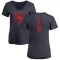 Women's Zachary Uens One Color Backer T-Shirt - Navy