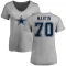 Women's Zack Martin Name & Number T-Shirt - Ash