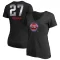 Women's Zaza Pachulia Midnight Mascot T-Shirt - Black