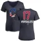 Women's Zoilo Versalles Name and Number Banner Wave V-Neck T-Shirt - Navy