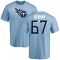 Xavier Newman Name & Number T-Shirt - Light Blue