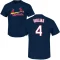 Yadier Molina Name & Number T-Shirt - Navy