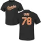 Yennier Cano Name & Number T-Shirt - Black