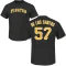 Yerry De Los Santos Name & Number T-Shirt - Black