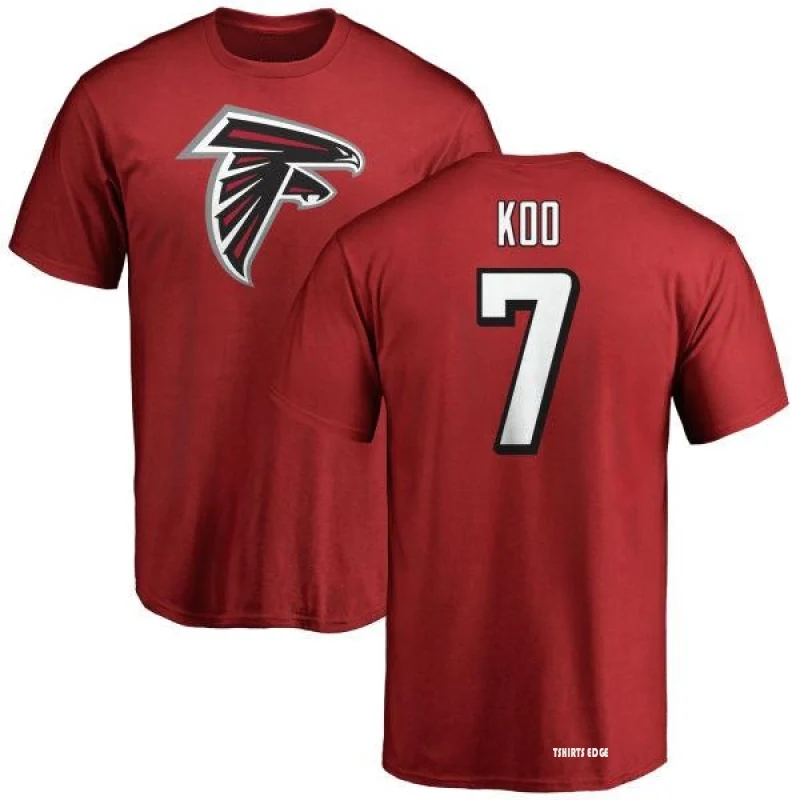 Younghoe Koo Name & Number T-Shirt - Red - Tshirtsedge