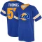 Zach Thomas Name & Number Game Day V-Neck T-Shirt - Royal