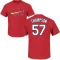 Zack Thompson Name & Number T-Shirt - Red