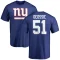 Zak DeOssie Name & Number T-Shirt - Royal