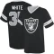 Zamir White Name & Number Game Day V-Neck T-Shirt - Black