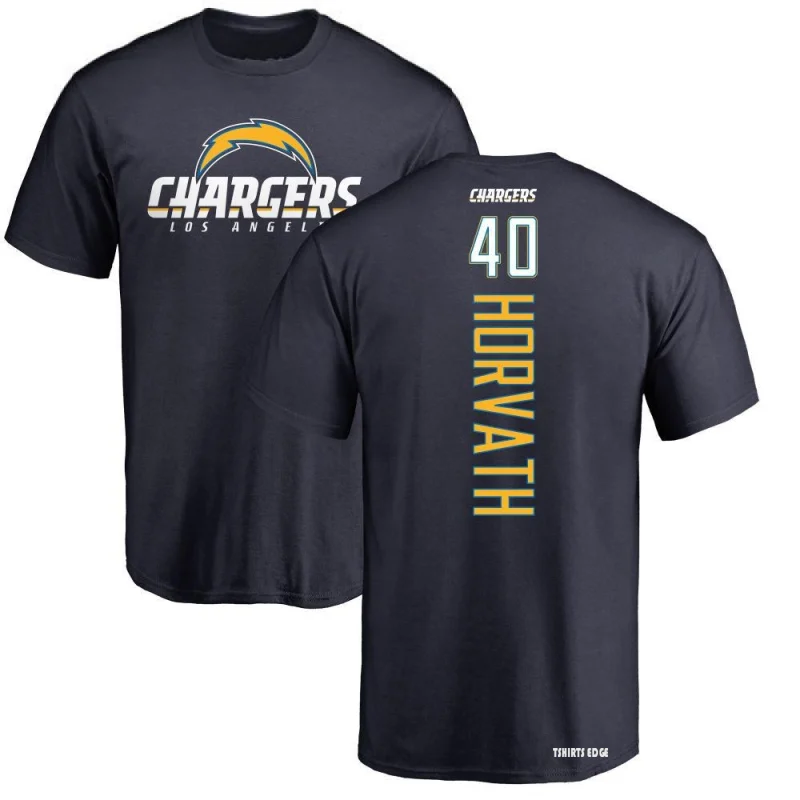 Zander Horvath Backer T-Shirt - Navy - Tshirtsedge